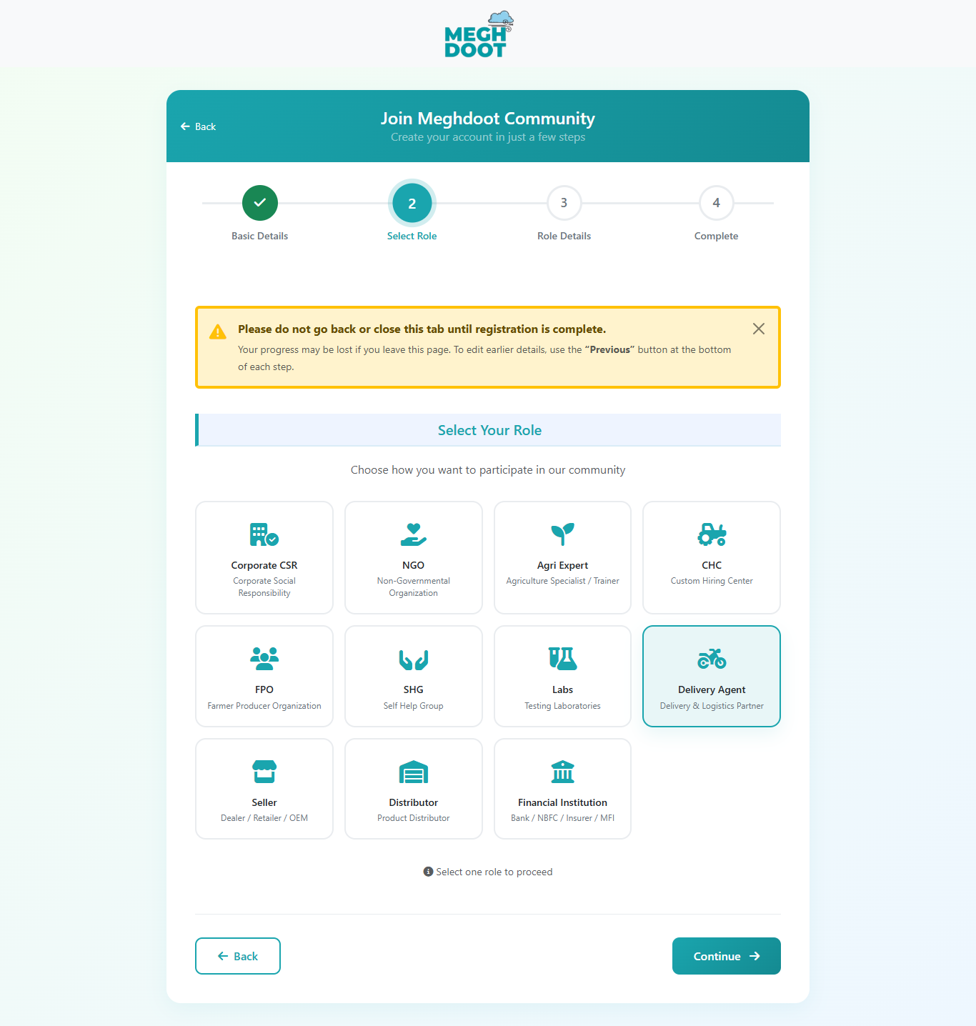 Role grid screenshot